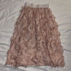 Akira Pink feathery skirt Medium